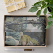 ユニコーンと若い女性(Domenicino) 薄葉紙 (ギフト)