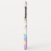 ユニコーンと虹のかわいいパーソナライズされた姿 Case-Mate iPhoneケース (裏面/左)