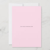 ユニコーンと虹の子供パーティー招待状 招待状 (裏面)