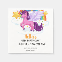 ユニコーンと虹の誕生日