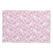 ユニコーンと虹の雲 枕カバー (裏面)