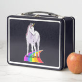 ユニコーンと虹 メタルランチボックス (インサイチュ)