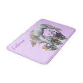 ユニコーンと蝶の動物 バスマット (アングル)