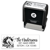 ユニコーンと誕生日 セルフインキングスタンプ (インサイチュ)