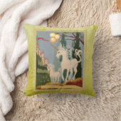 ユニコーンと針先の魔法 クッション (ブランケット)