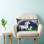 ユニコーンと魔法 ランバークッション (椅子)