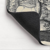 ユニコーンと鹿の牡鹿 マウスパッド (コーナー)