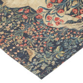 ユニコーンと鹿、花、森林動物のフローラ ロングテーブルランナー (コーナー)