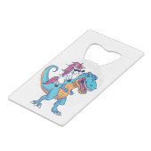 ユニコーンとT-レックス クレジットカード栓抜き (裏面アングル)