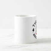 ユニコーンにとってゲームは終わらない コーヒーマグカップ (中央)