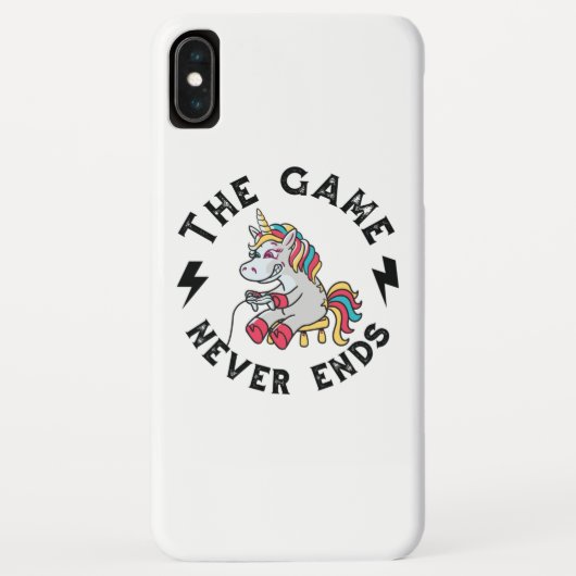 ユニコーンにとってゲームは終わらない Case-Mate iPhoneケース (裏面)