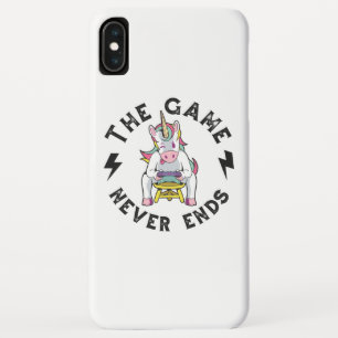 ユニコーンにとってゲームは終わらない iPhone XS MAXケース