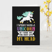 ユニコーンになりたかった カード (黄色い花)