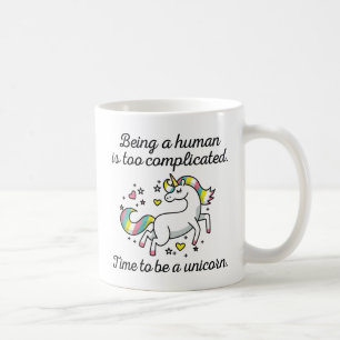 ユニコーンになる時間 コーヒーマグカップ