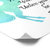 ユニコーンになれないなら、いつも自分らしく ポスター (角)