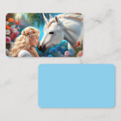 ユニコーンのしおりプリンセスへの愛 名刺 (正面/裏面)