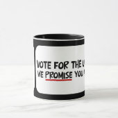 ユニコーンのために投票し、日光および虹を得て下さい マグカップ (中央)