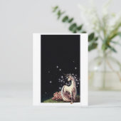 ユニコーンのはがき ポストカード (スタンド正面)