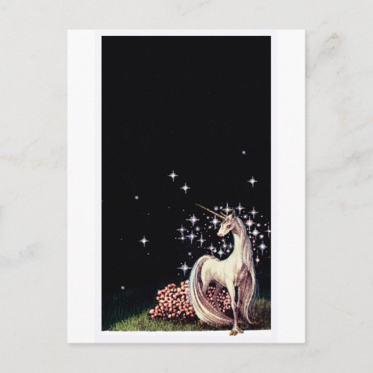 ユニコーンのはがき ポストカード (正面)