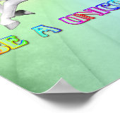 ユニコーンのようにユニークであれ ポスター (角)