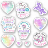 ユニコーンのように輝く シール (正面)