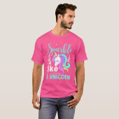 ユニコーンのように輝く Tシャツ (正面フル)