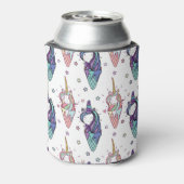 ユニコーンのアイスクリーム:妄想的なパターン。 缶クーラー (缶裏面)