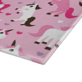 ユニコーンのイラストレーションは背景をからかいます カッティングボード (角)