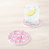 ユニコーンのイラストレーションは背景をからかいます コースター (側面)