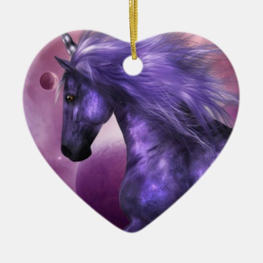 ユニコーンのオーナメント セラミックオーナメント (正面)