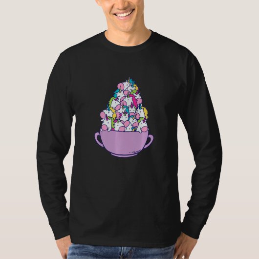 ユニコーンのカップ Tシャツ (正面)