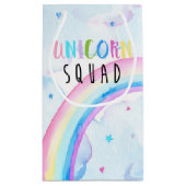 ユニコーンのギフトバッグ スモールペーパーバッグ (裏面)