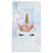 ユニコーンのギフトバッグ スモールペーパーバッグ (正面)