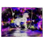 ユニコーンのギフトバッグ ラージペーパーバッグ (裏面)