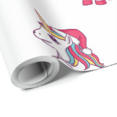 ユニコーンのクリスマスラッピング紙、ユニコーン ラッピングペーパー (ロールコーナー)