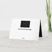 ユニコーンのグリーティングカード カード (裏面)