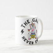 ユニコーンのゲームは終わらない コーヒーマグカップ (正面右)