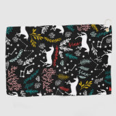 ユニコーンのゴルフタオル ゴルフタオル (横)