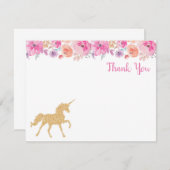 ユニコーンのサンキューカード サンキューカード (正面/裏面)