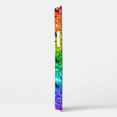 ユニコーンのシルエット 虹 ラメ LGBTQ プライド Case-Mate iPhoneケース (裏面 / 右)