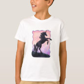 ユニコーンのシルエット Tシャツ (正面)