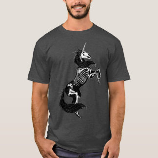 ユニコーンのスケルトンファミリー Tシャツ