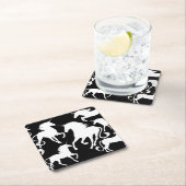 ユニコーンのセット スクエアペーパーコースター (インサイチュ)