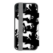 ユニコーンのセット INCIPIO iPhoneウォレットケース (フォリオ裏面)