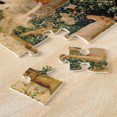 ユニコーンのタペストリーが伝説の神話を見つけた ジグソーパズル (側面)