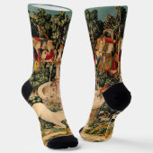 ユニコーンのタペストリーが伝説の神話を見つけた ソックス (傾斜あり)