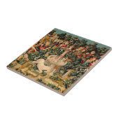 ユニコーンのタペストリーが伝説の神話を見つけた タイル (側面)