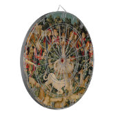 ユニコーンのタペストリーが伝説の神話を見つけた ダーツボード (正面左)