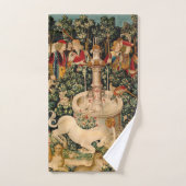 ユニコーンのタペストリーが伝説の神話を見つけた バスタオルセット (ハンドタオル)