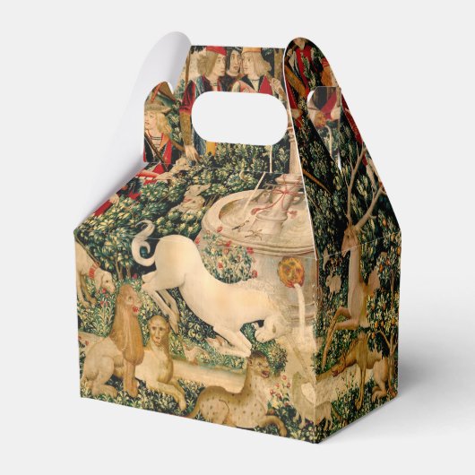 ユニコーンのタペストリーが伝説の神話を見つけた フェイバーボックス (裏面サイド)